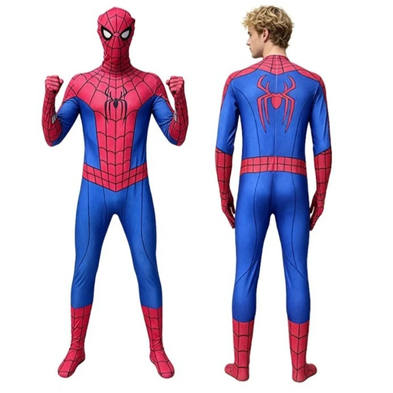 

Spider Man Cosplay Bodysuit Peter Parker Superhero Outfit Halloween Carnival Party Stage Performance Apparel Wear Clothing Event