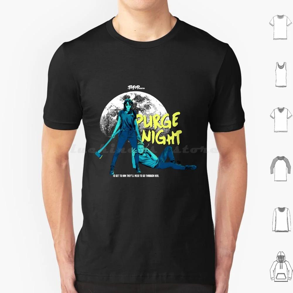 Tofop-Purge Night camiseta talla grande 100% algodón James Fosdike Gareth Reynolds Dave Anthony Wil Anderson Charlie Clausen The