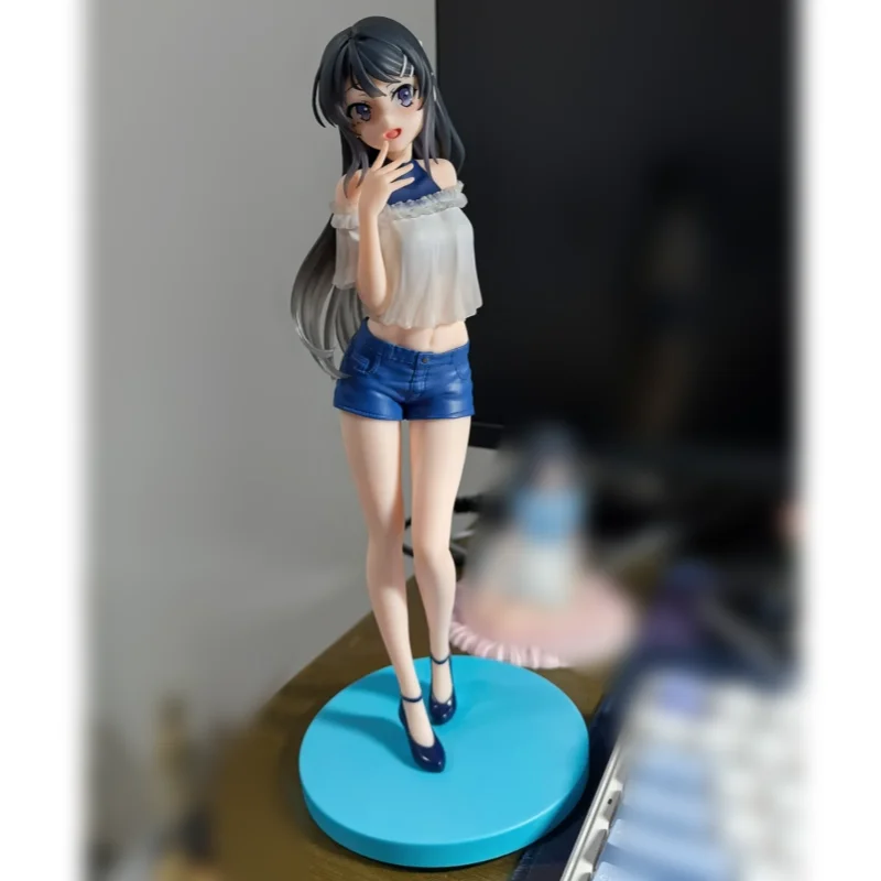 

In Stock New Original Furyu Anime Figure Rascal Does Not Dream Series Sakurajima Mai Desktop Model Decoration No Box Gift