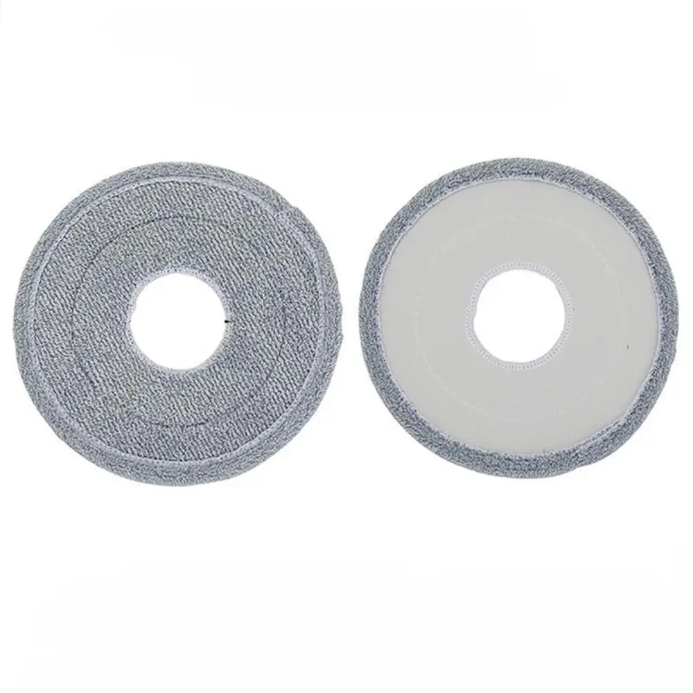 1Pcs Wet Dry Mop Replacement Cloth Durable Grey Round Mop Accessories Floor Cleaning Universal Microfiber Mop Pads