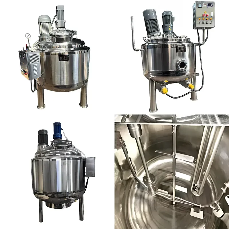 for 500L Homogenizer Emulsifier High Shear Emulsifying Mixer for Ice cream Juice Processing
