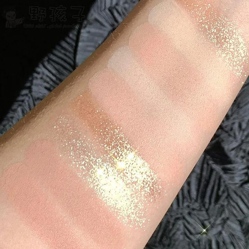 DIKALU 9-Farben-Glitzer-Lidschatten-Palette, koreanisches Make-up, Kosmetik, professionelle Lidschatten-Palette, Neon-Glitzer-Lidschatten-Palette