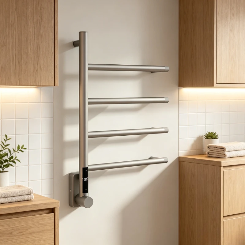 Stainless Steel Towel Warmers Waterproof Thermal Towel Rack Rust Proof Electric Heated Towels Rail Multilayered Clothes Dryer