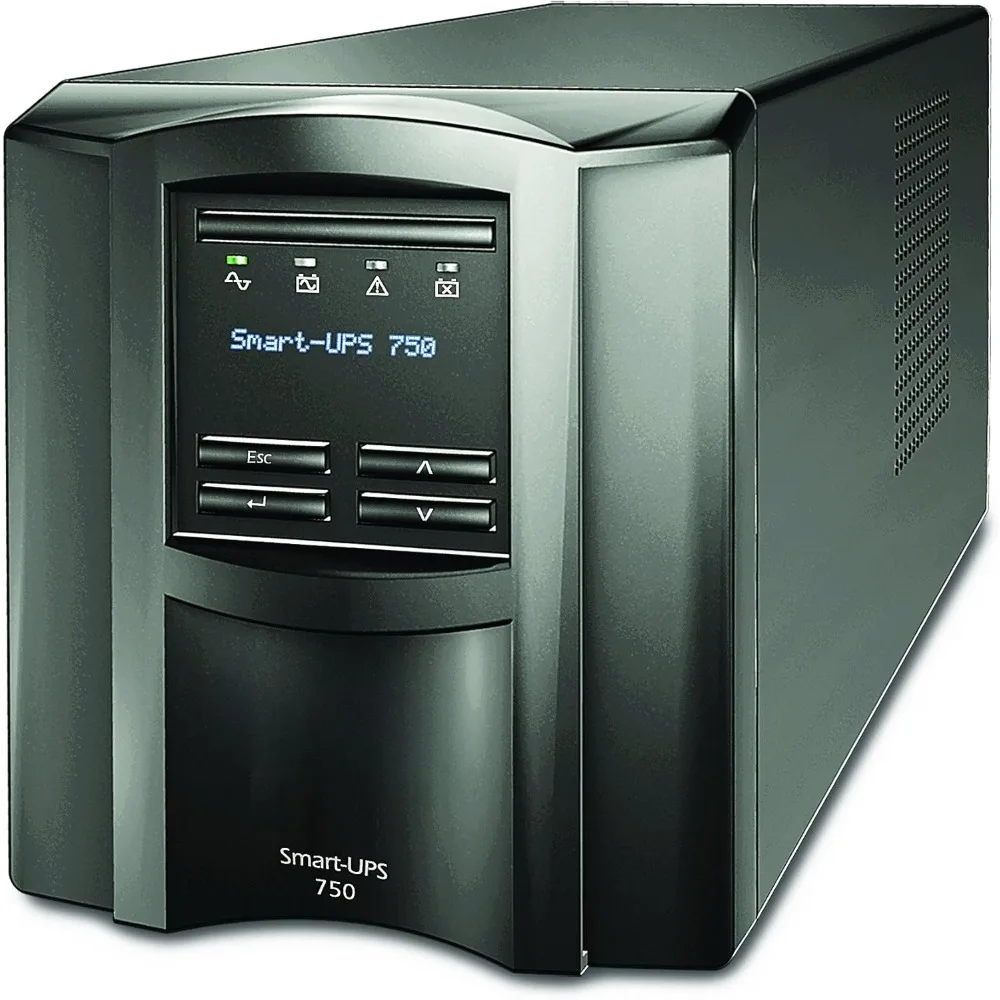 750VA Smart UPS with SmartConnect, SMT750C Sinewave UPS Battery Backup, AVR, 120V, Line Interactive Uninterruptible