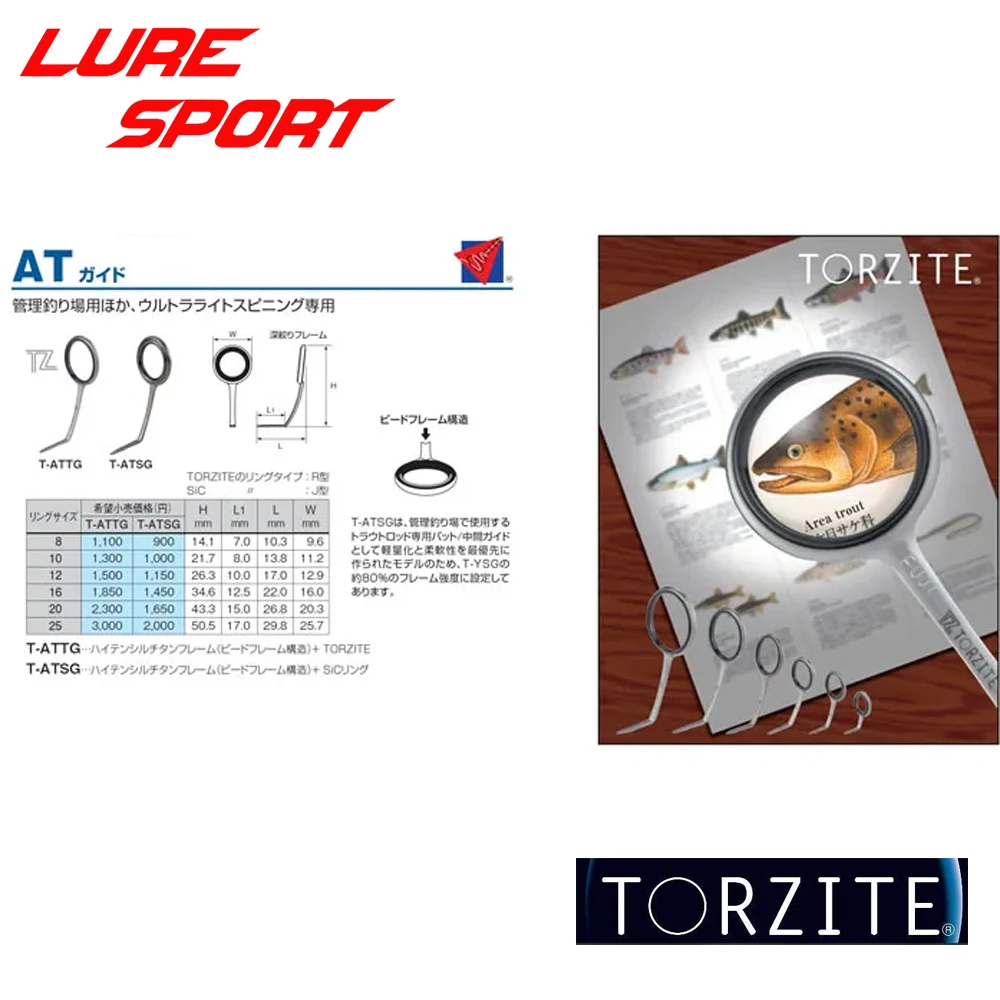 

FUJI 2 шт. Титанивая рамка T-ATTG TORZITE кольцо T-ATSG SIC направляющая кольца стержень строительные компоненты ремонт DIY аксессуар Япония