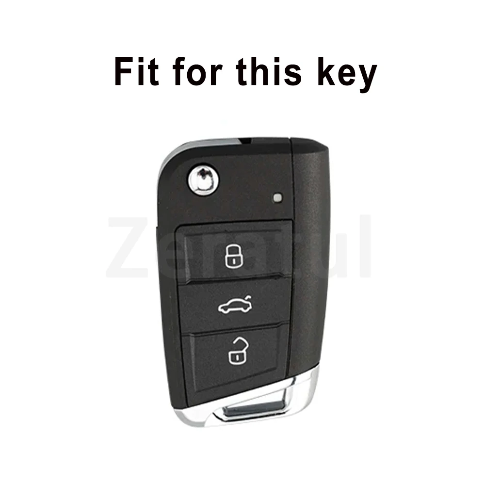 بولي TPU سيارة بولي يوريثان للطي مفتاح غطاء قذيفة لشركة فولكس فاجن فولكس فاجن MK7 GTI 7 جولف 7 جولف R سكودا اوكتافيا A7 مقعد حقيبة حامل حامي