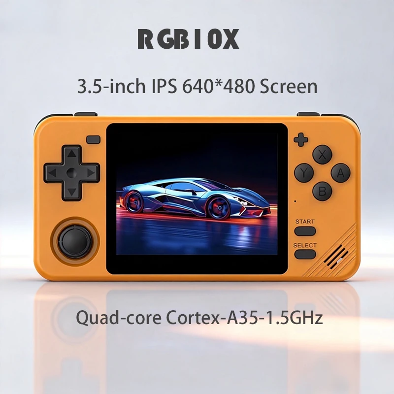 

RGB10X 3.5 Inch 640*480 IPS Screen Retro Portable Video Handheld Game Console RK3326 Opendinglinux Children's Gifts