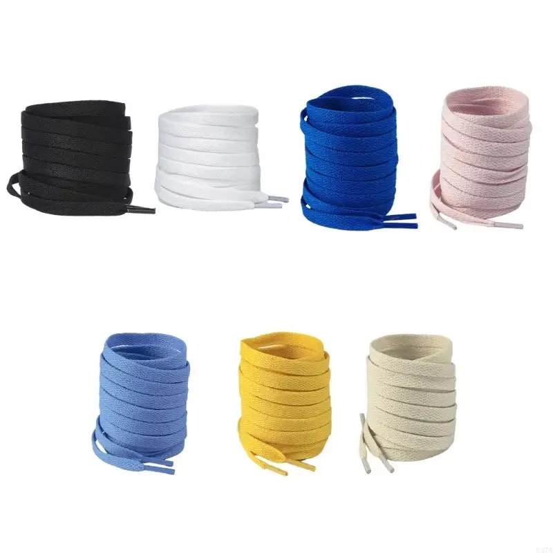 

Reinforced Polyester Shoelaces 8mm Wide Shoe Strings for Sports Casual Footwear 547A