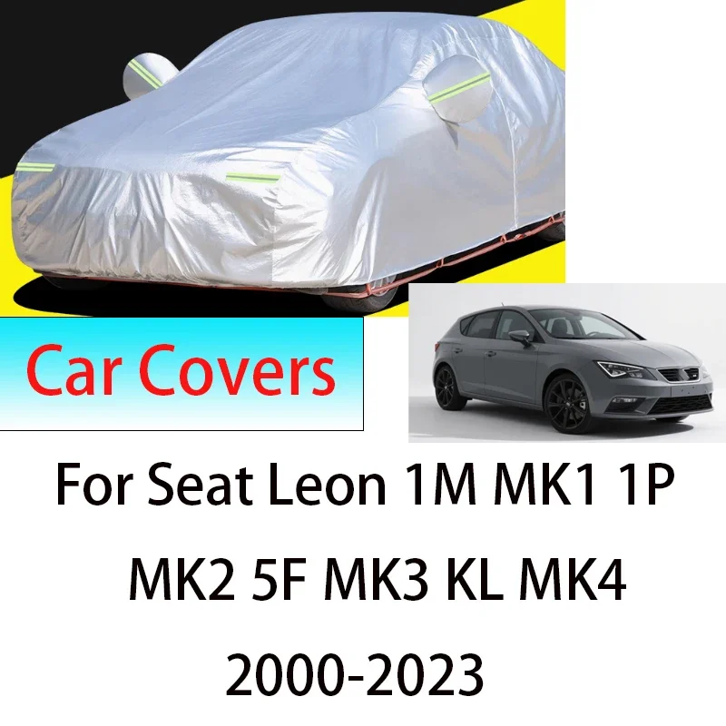 

For Seat Leon Outdoor Protection Full Car Covers Snow Cover Sunshade Waterproof Dustproof Exterior Car cover protection