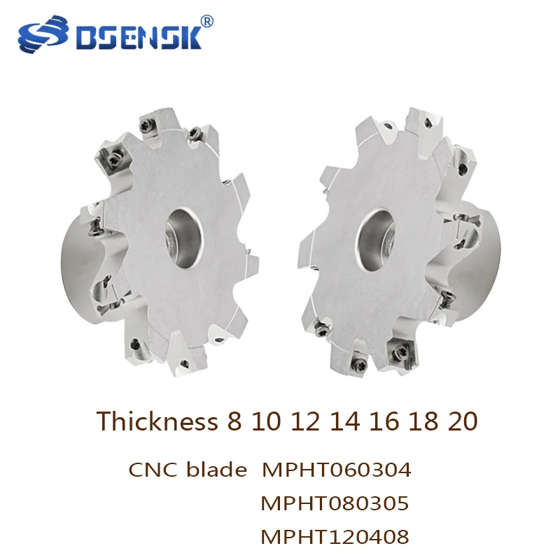 

Indexable NC three-sided SMD sleeve slotted milling cutter D63 D80 D100 D125 D160 thickness 8 10 12 16 20