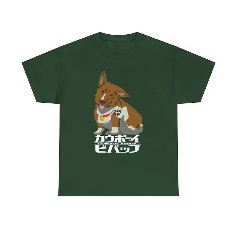 T-shirt Corgi Ein Vintage Anime, T-shirt graphique, Chemise rétro, Robes Mod en, UNISEX