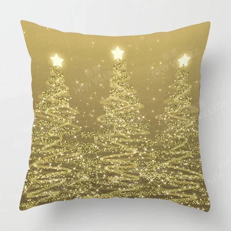 Christmas series pillowcases sofas cushion covers  home decor can be customized for holiday celebrations 40x40 50x50 60x60 35x35
