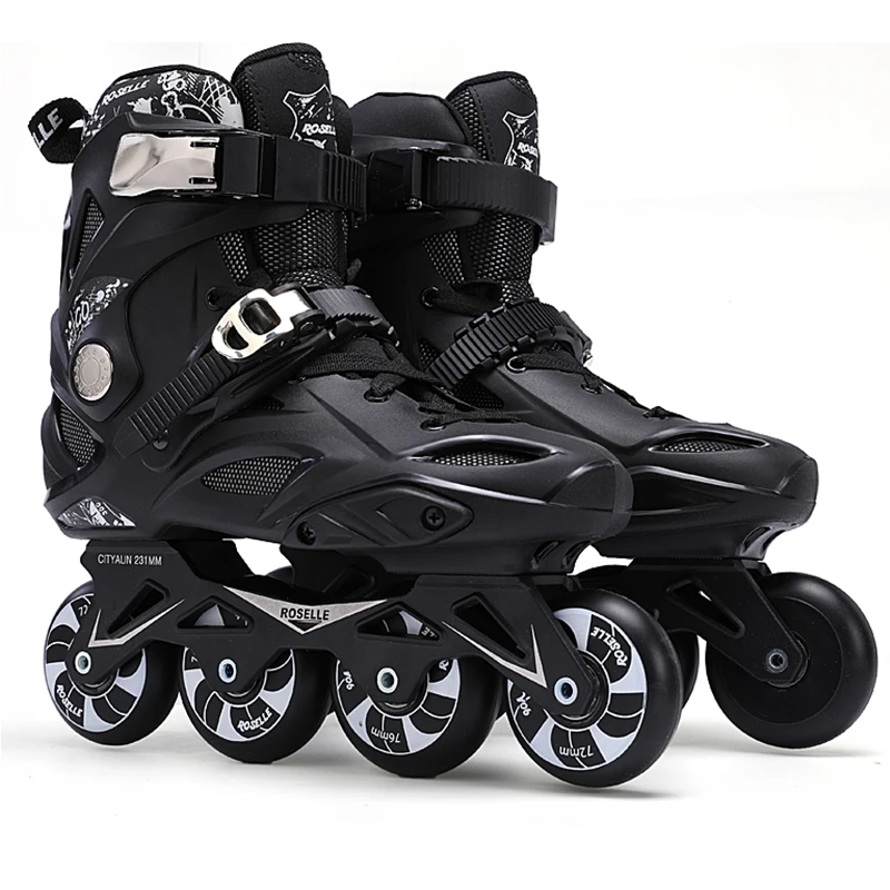 

Original Roselle Rx6 Roller Skate Inline Skates Freestyle Slalom Roller Skating Boots Rocked Wheels Skate Patines for Women Men