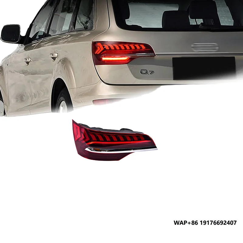 

YU GUANG for ’Audi Q7 SQ7 Dynamic Turn Signal LED Tail Lamp Assembly Upgrade Car Taillights Back Brake Lamps Indictor