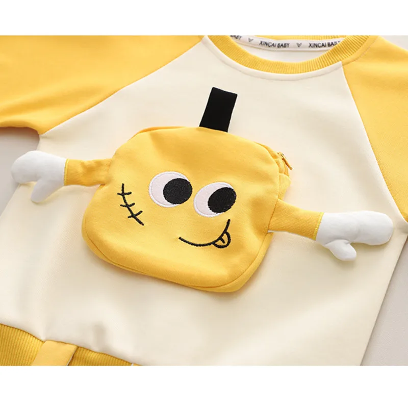 New Spring Autumn Baby Boys Clothes Suit Children Girls Fashion T-Shirt Pants 2Pcs/Sets Toddler Casual Costume Kids Tracksuits