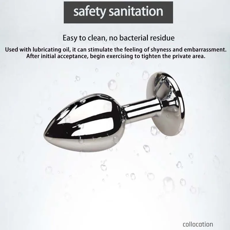 5 أحجام المكونات المعدنية الشرج بعقب المكونات لعبة الجنس بعقب لعبة للنساء الرجال الأزواج مثلي الجنس الكبار لعبة الاستمناء الشرج الماس الجنس متجر #5