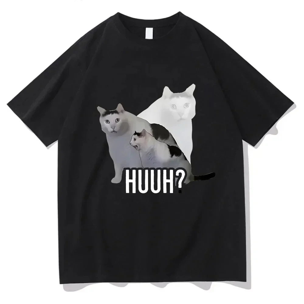 

Cat Meme Print T Shirt Men Women Cartoon Graphic Print Comfortable Casual Summer Tees Tops Harajuku T-shirts