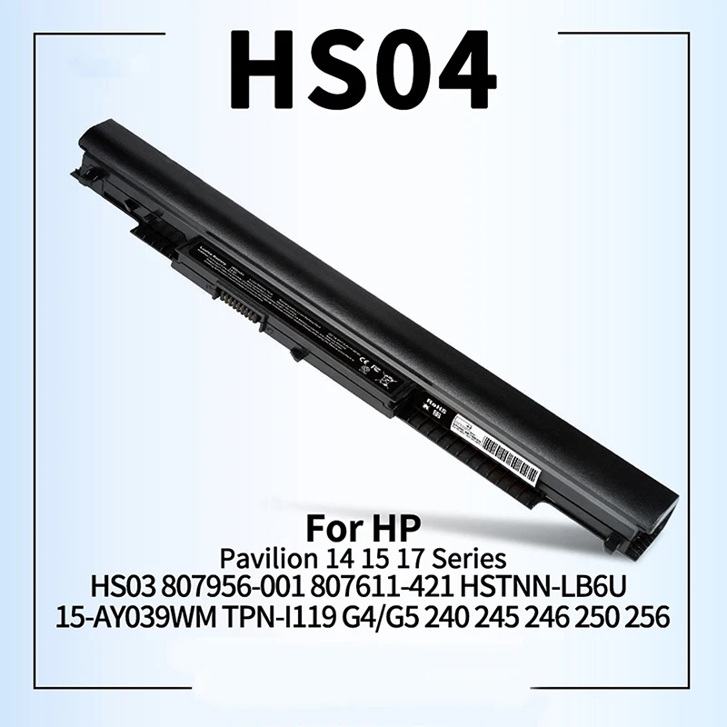 G4/G5 HS04 HS03 Laptop Battery For HP 807956-001 807612-421 807611-131 HSTNN-LB6U 15-AY039WM 14 17 TPN-I119 240 245 246 250 256