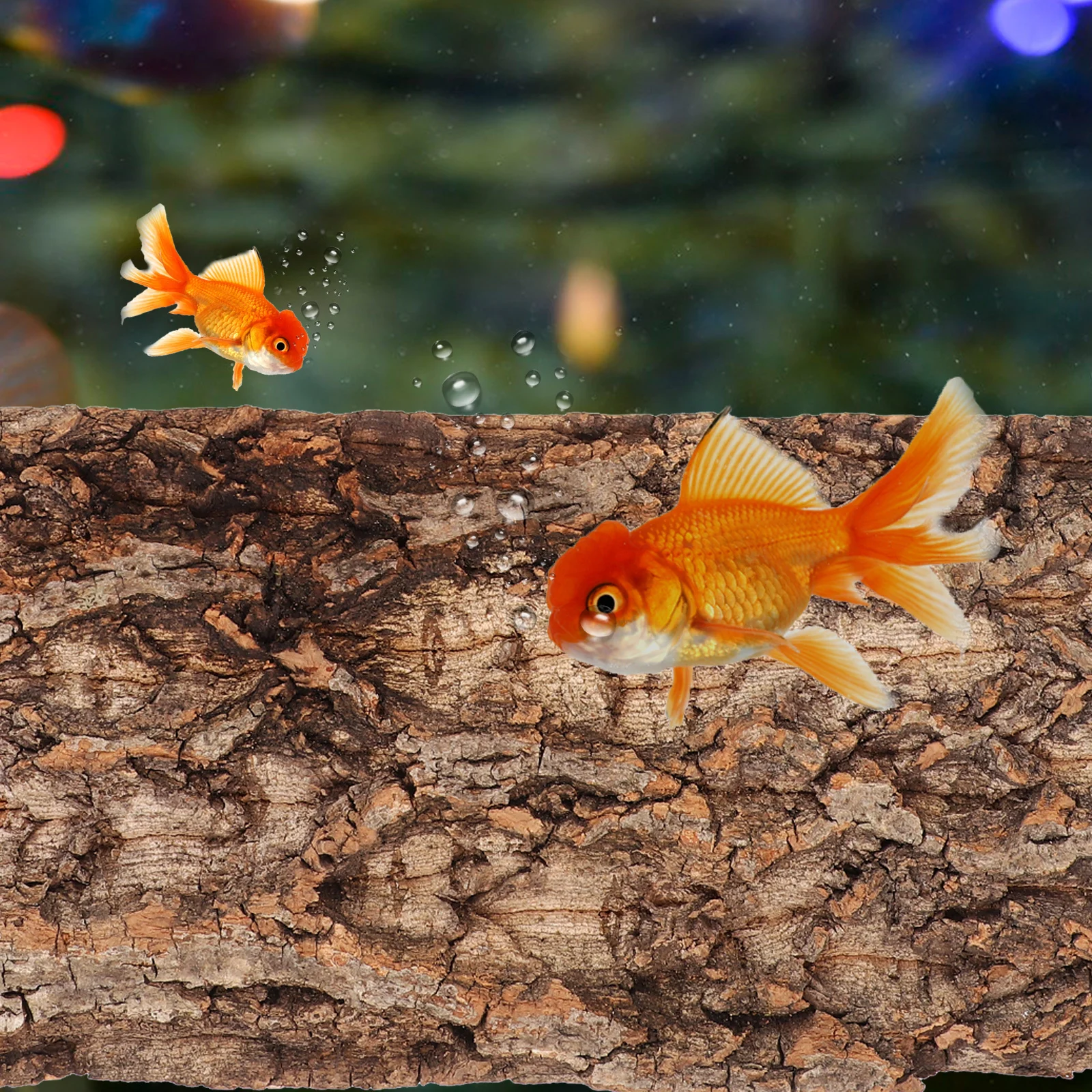 

3Pcs Natural Terrarium Background Bark Reusable Waterproof Decor for Aquarium Reptile Tank Lizard Climbing Platform Desktop