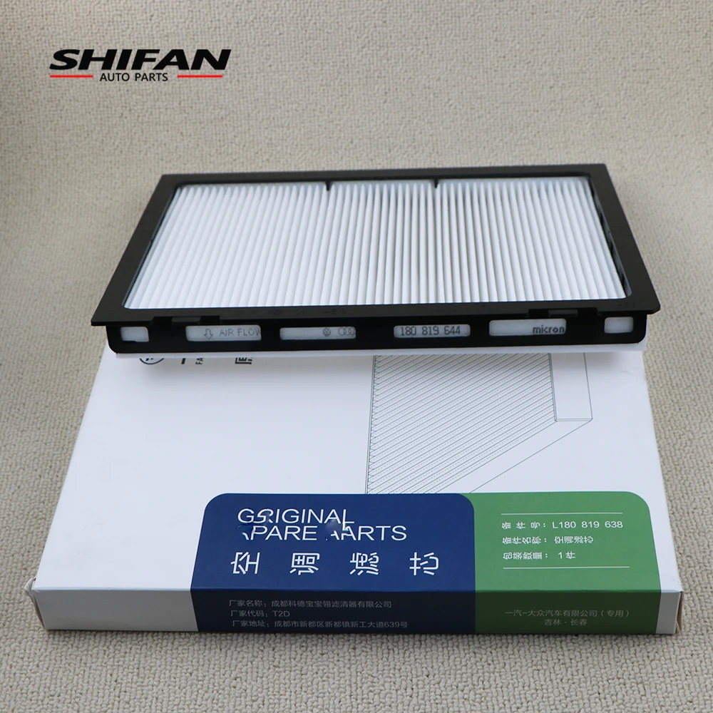 180819638 Cabin Air Filter For Audi A3 TT For Skoda Octavia For VW Bora Golf 4 Lupo Beetle Polo 6N 1J0819644A 1J0819644