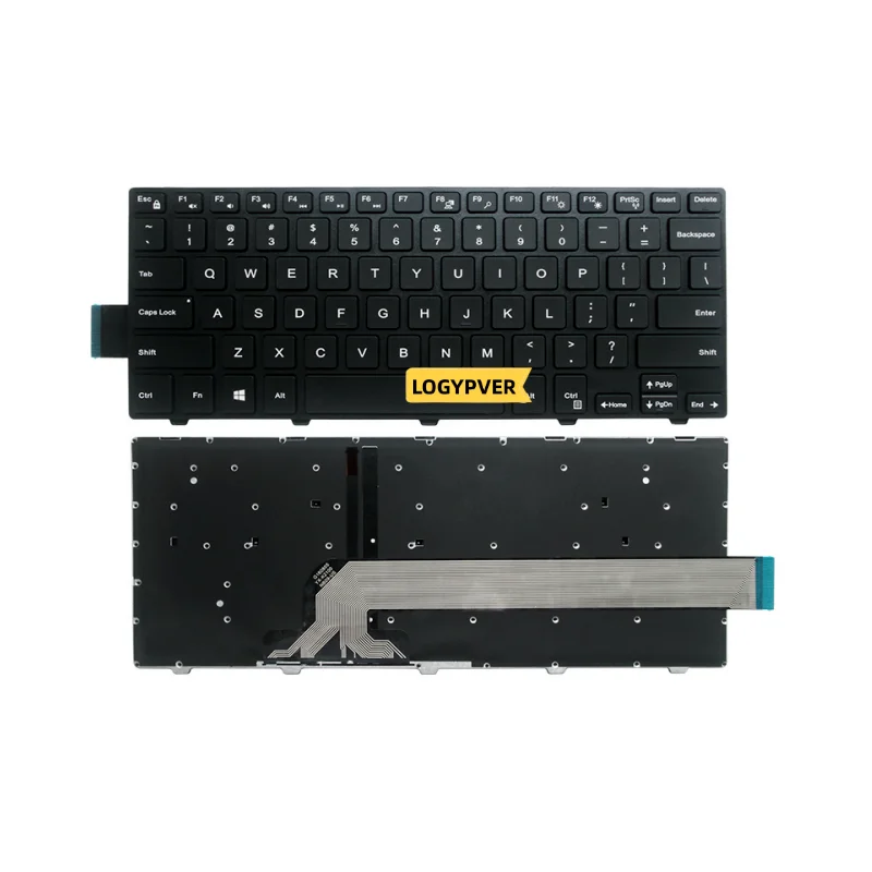 US Laptop Keyboard For DELL N5447 N3442 3451 3442 14CR 14M 14MR-1528 14-3000 5000 3459 3446 English Black Backlight