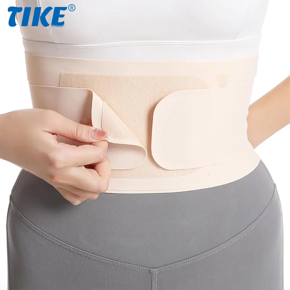 Ultra Thin Waist Brace with 3D Lumbar Pad, 2 Flexible Supports, Back Brace for Lower Back Pain Women, Sciatica Scoliosis Relief