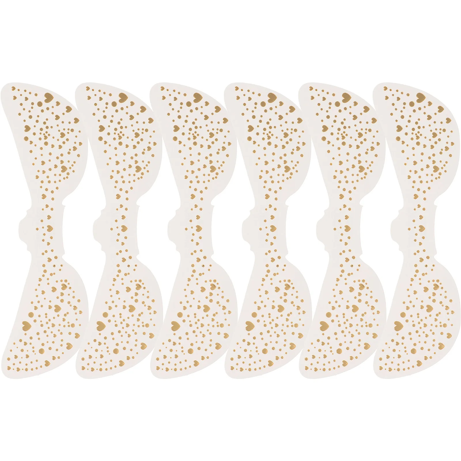 

6 Sheets Easy Apply Temporary Freckles Patches Waterproof Sparkle Freckle Stickers for Face Glamorous Party Makeup Natural