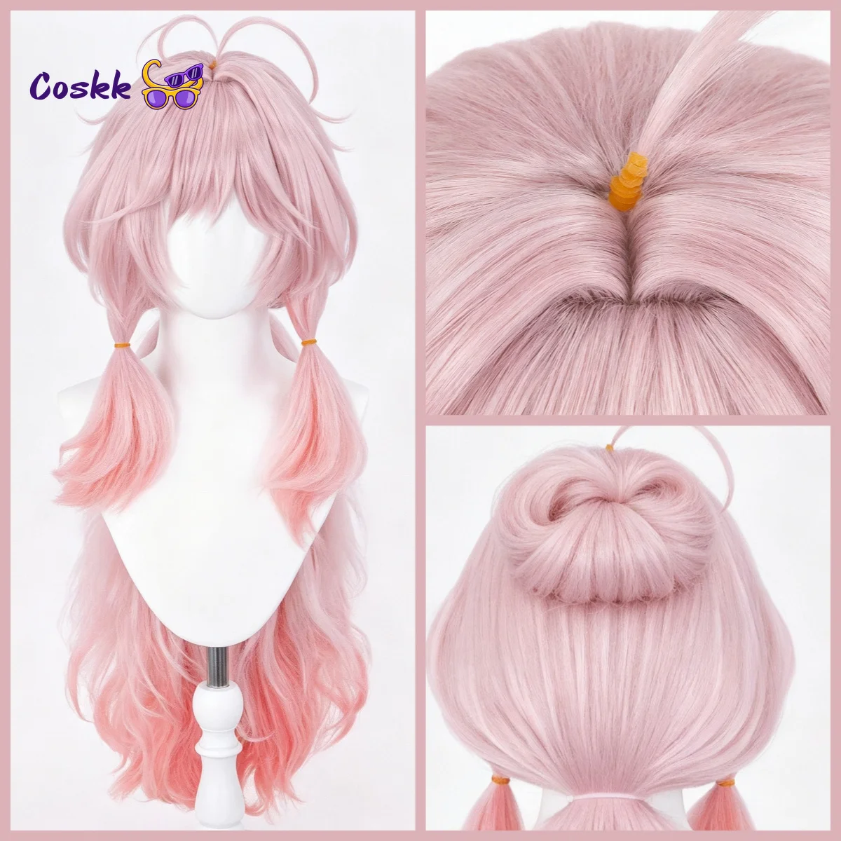 thumpy-cosplay-wig-arknights-thumpy-wig-t-color-gradient-corn-perm-heat-resistant-hair-comic-con-halloween