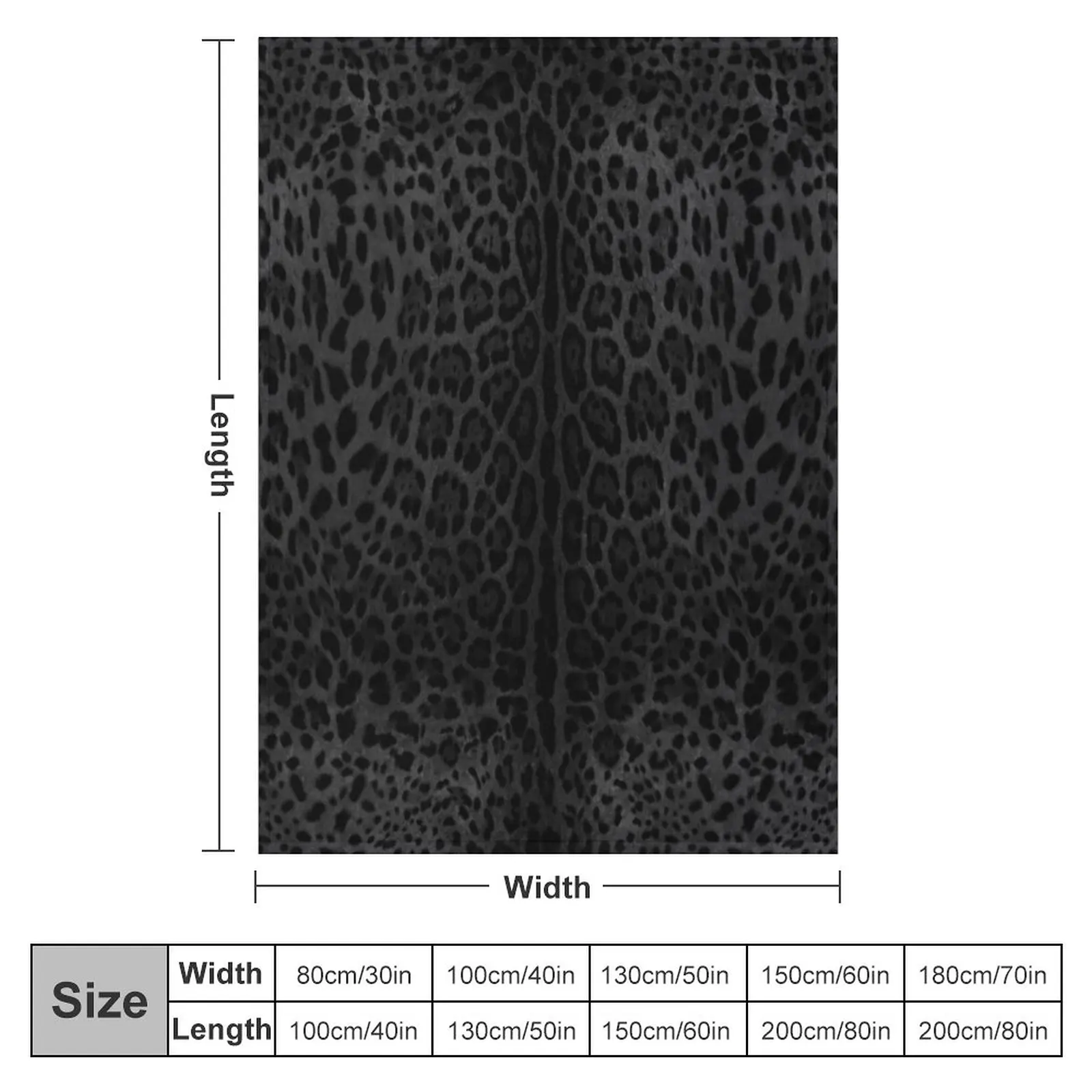 Black Leopard Print Skin Throw Blanket Blankets For Bed Luxury St Blanket Decorative Throw Blanket blankets and throws