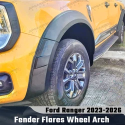Fender Flares Set passaruota Car Styling per Ford Ranger Next Gen 2022 2023 2024 Wildtrak Wildtrak-X modelli Dual Cab parafanghi