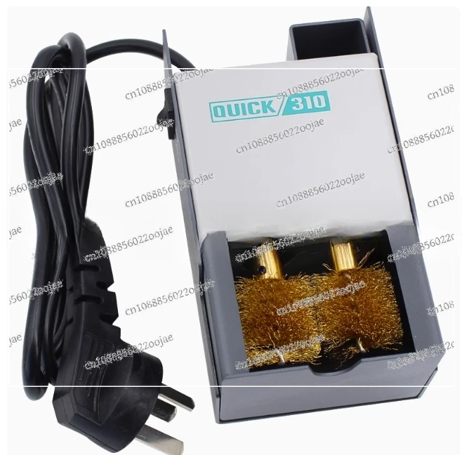 Limpador elétrico/310 ferro de solda limpador elétrico/ponta de soldagem escova de limpeza automática máquina de limpeza de escova de cobre