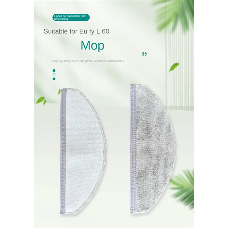 ABRG-Mopptuch für Eufy L60 /L50 Serie Roboter-Staubsauger, Ersatz-Ersatzteile, waschbares Mopp-Pad