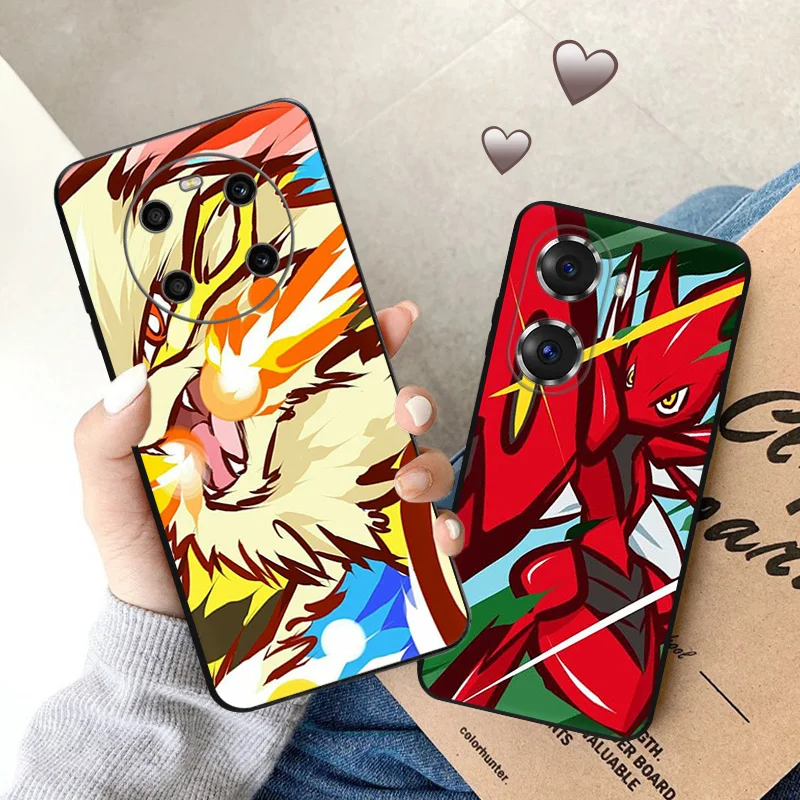 Soft Anti-Drop Phone Case For Honor X7b X6 70 90 X8 b X9A X9B Magic5 Pro X8A X6A 8X Elf Cool Pokemon Pixel 8A 7A 6A 6 7 8 Cover