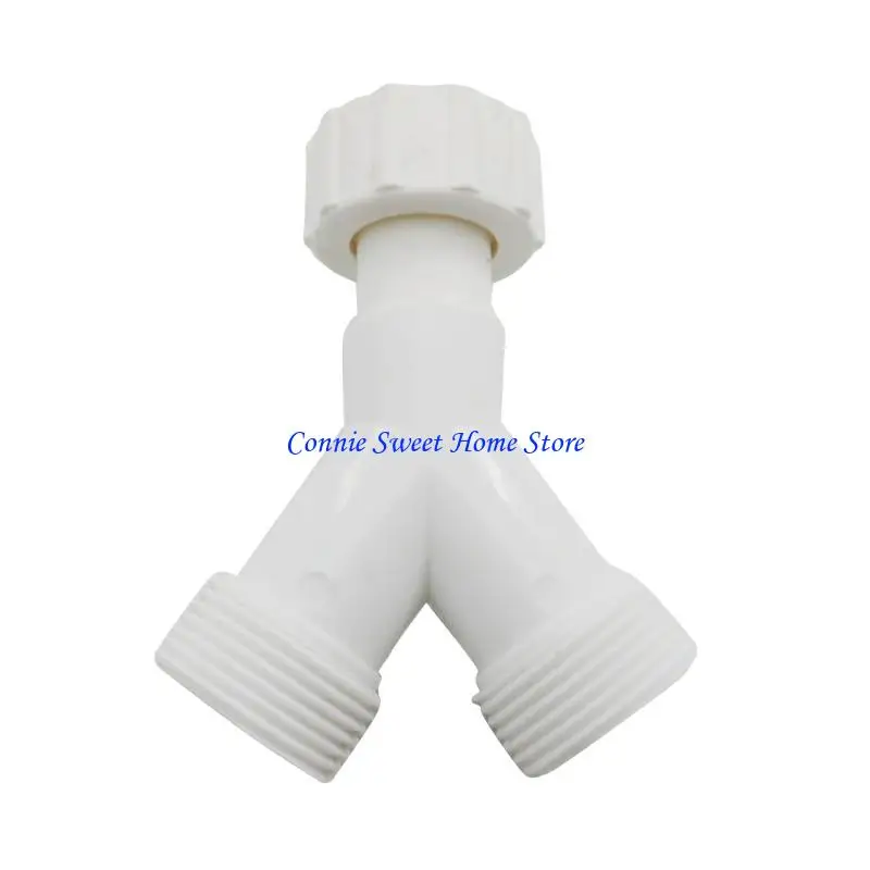 LXAF Reliable Y Piece Splitter Connector Y Connector 3/4 Thread Durable for Washing Machine & Dishwasher for Most Pipes