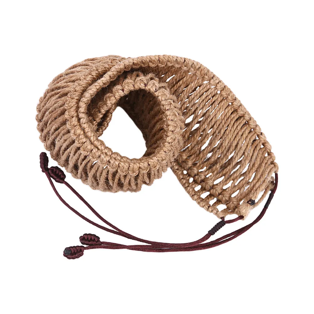 1Pcs Ethereal Drum Rope Light Brown Hemp Long Adjustable Wrapping Rope Decorative Ethereal Drum Supply Arts Craft Decoration