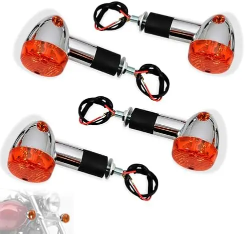 

Мотоциклетные поворотники WOWTK для Vulcan 750-2000 - комплект из 4 янтарных фонарей