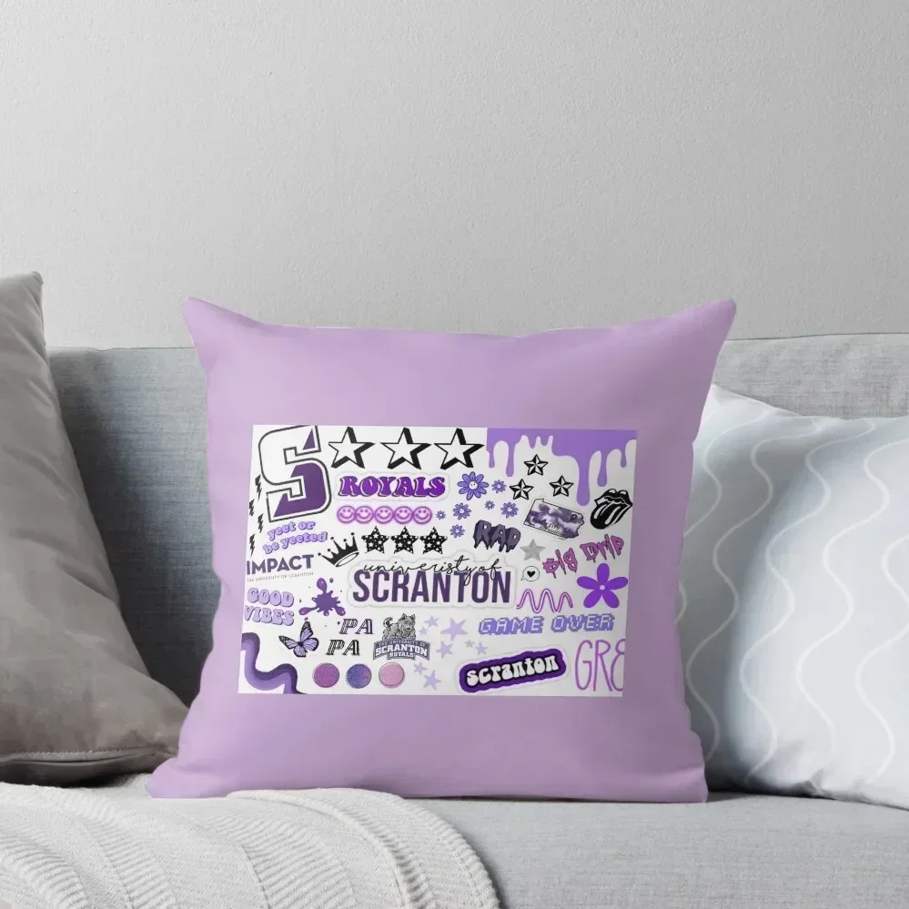 

University of Scranton collage Throw Pillow Sofa Pillow Cover pillow pillowcase Christmas Cushion For Home Custom Cushion