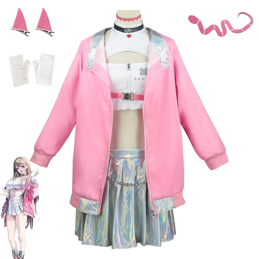 

Game GODDESS OF VICTORY: NIKKE DokiDoki-R NIKKE Viper Cosplay Costume Adult Women Skirt Suit Halloween Uniform Outfit