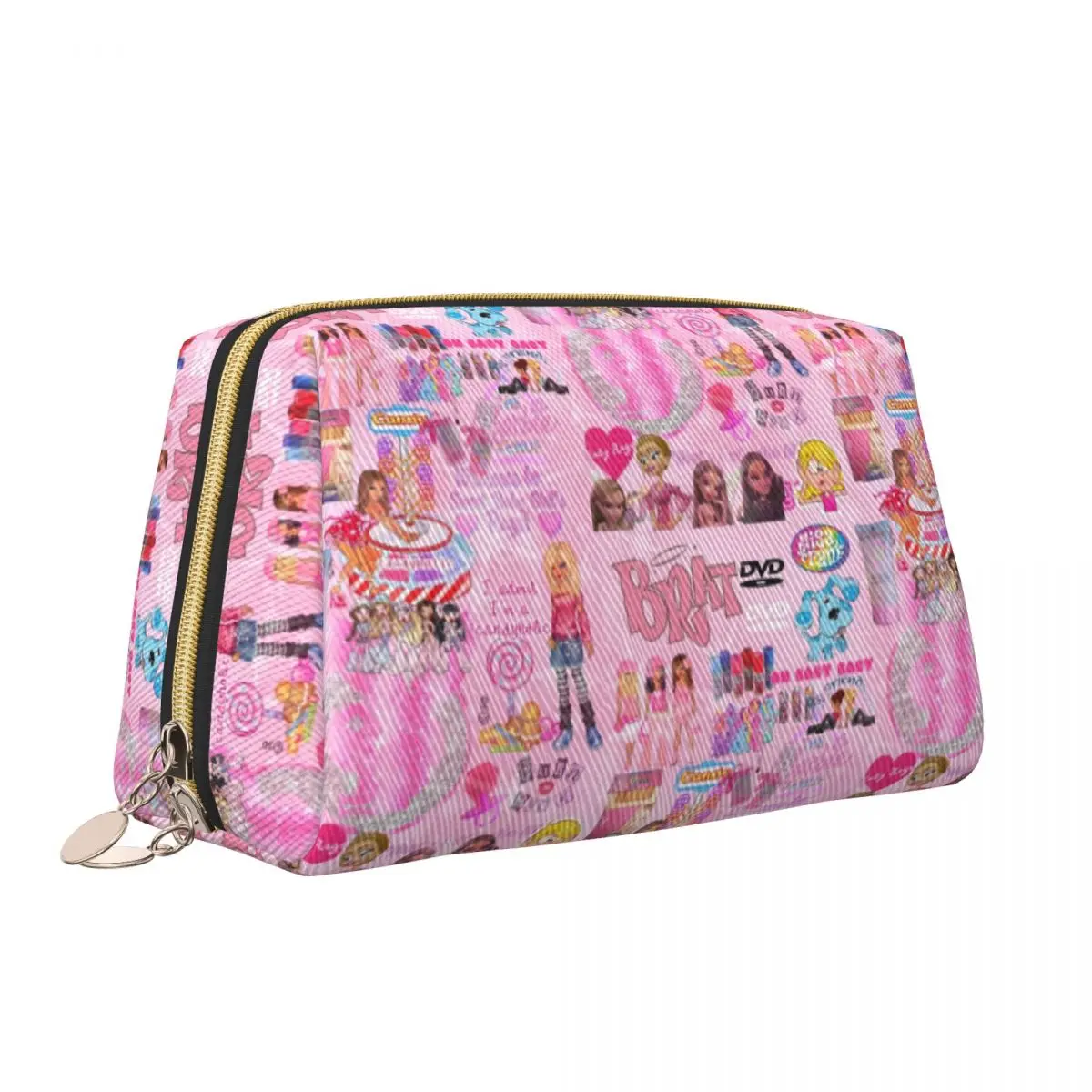 Travel Bratz Rock Angelz Toiletry Bag Kawaii Cartoon Manga Anime Makeup Cosmetic Organizer Women Beauty Storage Dopp Kit Case