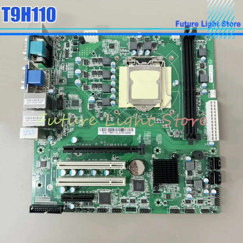 T9H110 Computer Industrial Control Motherboard LGA1151 Dual Network Ports