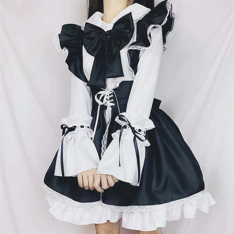 猫メイド服 L デイリー キュート メイド服 日本女性服 ボスメイド服 フルセット ボディスーツ シッシーラテックスボディ