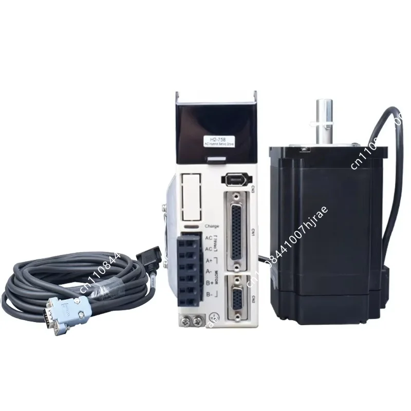 H2-758 HBS1108S Hybrid Servo Motor Complete Set With Driver Encoder Cable For CNC Router Engraving Machine Parts