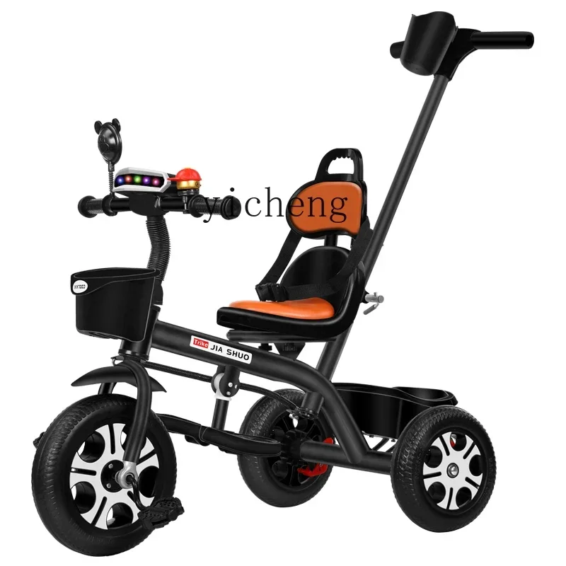 Children's Tricycle Bicycle 1-6 Years Old Large Size Perambulator Baby And Infant 3 Wheel Hand