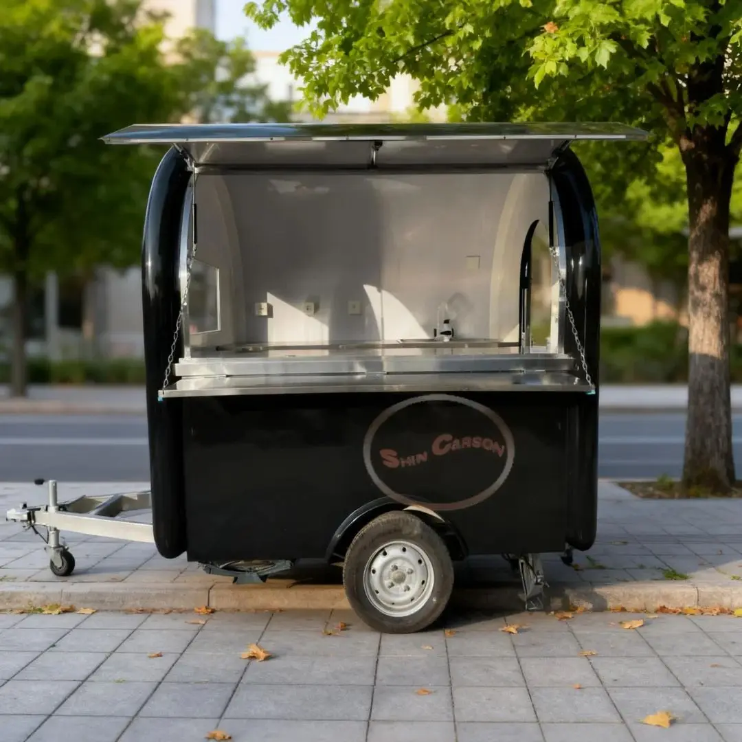 

Customized Mobile Food Truck Kitchens for China & US - Sell Waffles Pizzas Hot Dogs Iced Coffee on Wheels Food Trailers for Sale