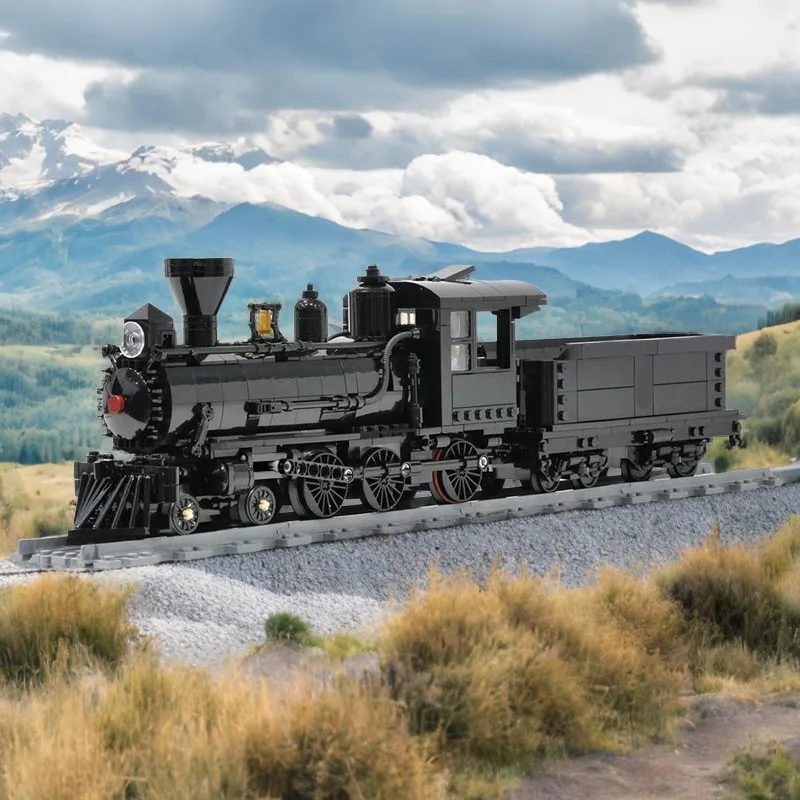 

Модель паровоза Sierra Railway No 3, 948 шт., со съемной кабиной и бойлером, моторизованная для сбора и демонстрационных блоков