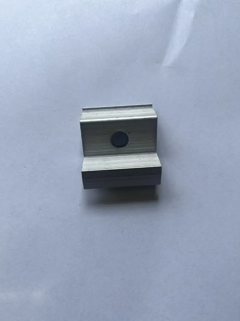 Solar Photovoltaic Bracket, Aluminum Alloy Clamp for Solar Module, Solar Panel, Racking Mounts Accessories, PV End Clamp, 10Pcs