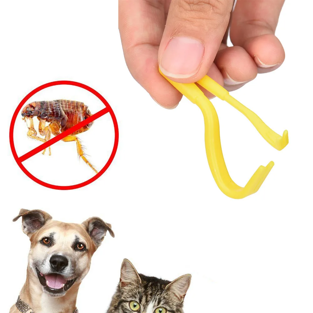 Tick Remover Hook Tool Removess Ticks Pack X 2 Sizes Drawing Pliers Dog Horse Cat Pet  Removal  New Pet Supplies