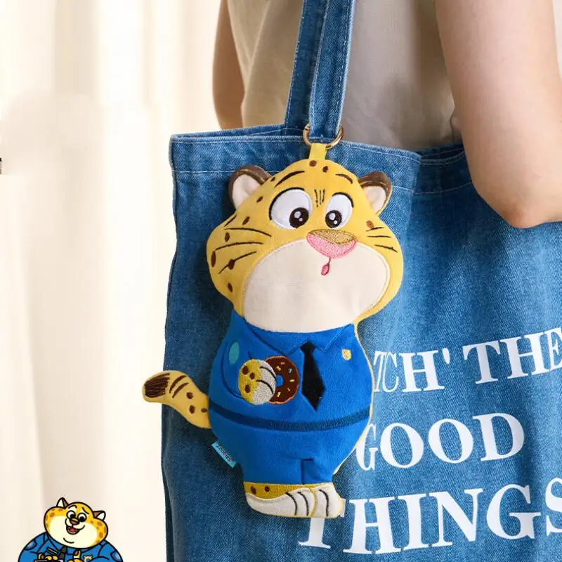 Disney Zootopia Nick Wilde staande houding pluche etui Draagbare make-up briefpapier Opbergtas Handtas hanger decoratief