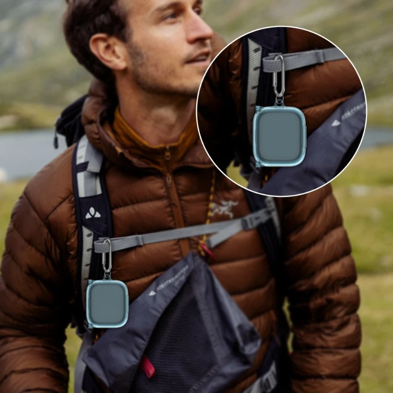 Transparent Earphone Case For Anker Soundcore P30i Luxury Shockproof Cover For Oundcore P30i TPU Protective Shell with Keychain