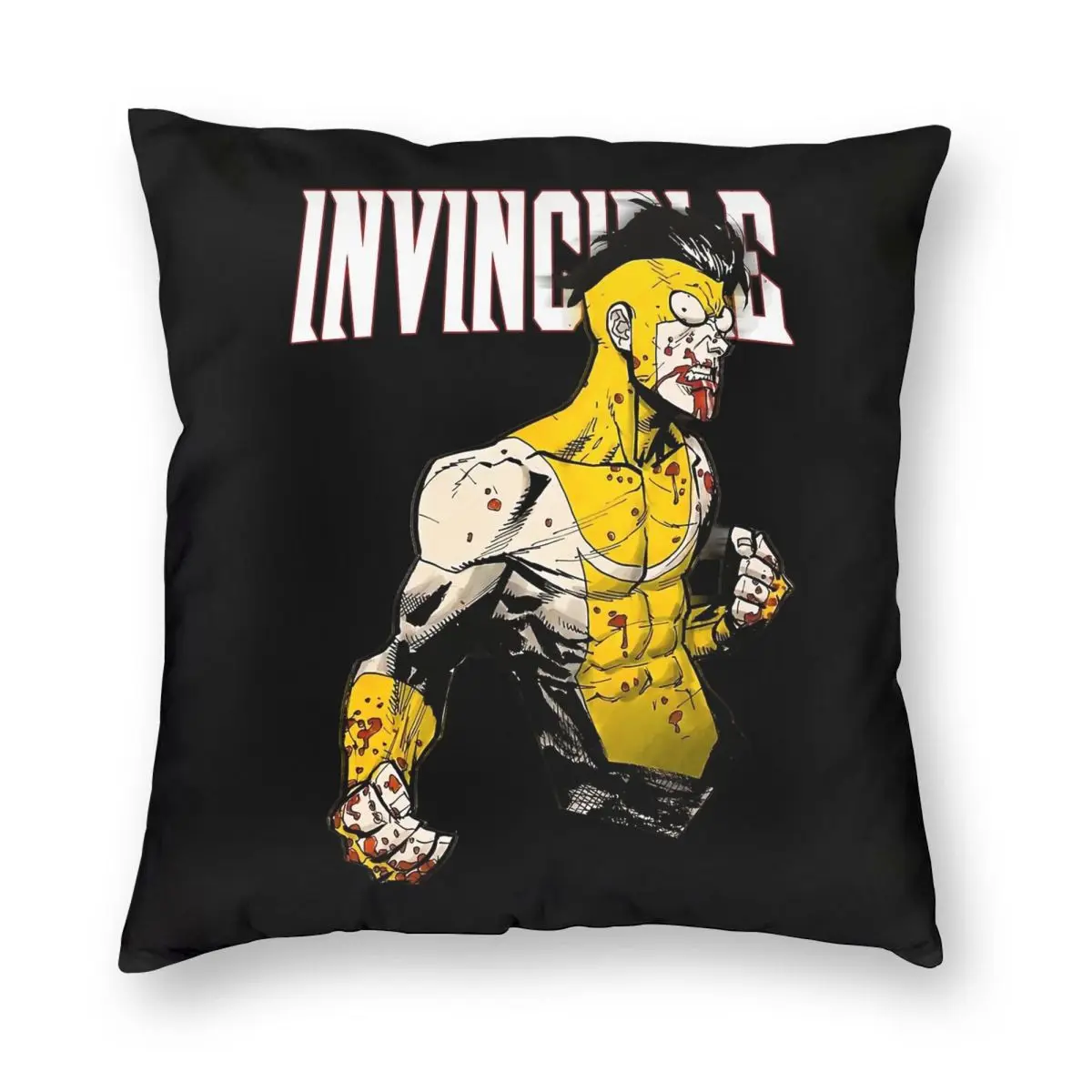 

Invincible TV Show Mark Grayson Pillowcase Printed Polyester Cushion Cover Decorations Pillow Case Cover Home Square 45X45cm